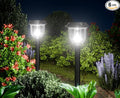 AOSEA 2 Pack Solar Outdoor Lights, IP 65 Waterproof Solar Powered Driveway by AOSEA