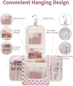 Narwey Checked Hanging Travel Toiletry Bag - Image 2