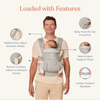 Ergobaby Omni Classic Baby Carrier Newborn to Toddler - Image 3