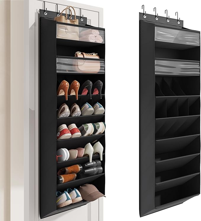 Over the Door Shoe Organizer for Closet, Shoes Rack by Mefirt