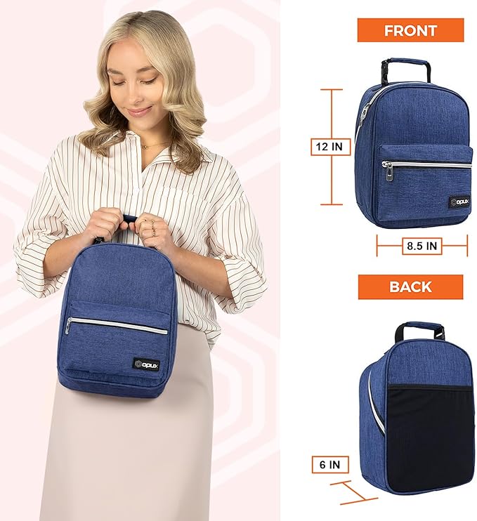 opux Lunch Box for Girls Boys Kids, Insulated Leakproof Lunch Bag, Reusable - Image 2