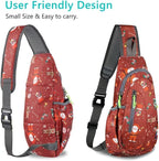 TITECOUGO Small Sling Bag, Lightweight Crossbody Backpack - Image 3