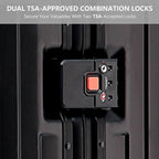 YYW Aluminum Carry-On Luggage Airline Approved Lightweight Suitcase - Image 6