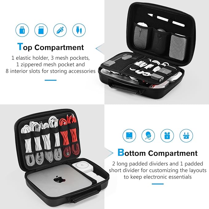 ProCase Hard Travel Electronic Organizer Case - Image 2