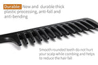 Wide Tooth comb, Large Detangling Comb for Women and Men, Durable Styling Brush for Curly, Long, Wet Hair Types - Professional Hair Care.
