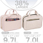 NISHEL Travel Toiletry Bag for women, Portable Hanging Organizer for - Image 3