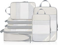 8 Set/6 Set/4 Set Compression Packing Cubes by PREZON