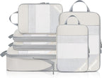 8 Set/6 Set/4 Set Compression Packing Cubes by PREZON