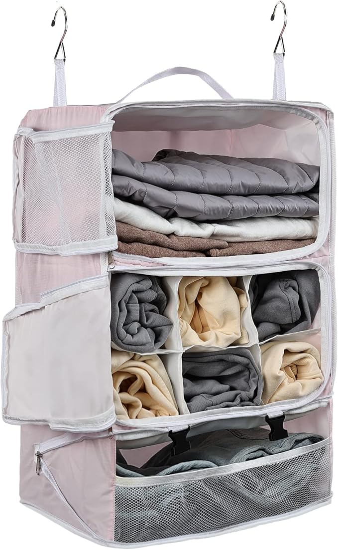 TABITORA Travel Portable Hanging Shelves Closet Organizer Packing Luggage by TABITORA%EF%BC%9ANewStart%EF%BC%8CNewLife
