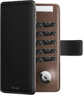 VULKIT Passport Holder with Airtag Holder RFID Blocking Passport Wallet Travel by VULKIT