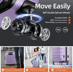 SHOWKOO Luggage Sets Expandable PC+ABS Durable Suitcase Double Wheels TSA Lock - Image 3