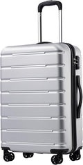 Coolife Luggage Suitcase Carry-on Spinner TSA Lock USB Port Expandable by COOLIFE