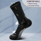 BULLIANT Compression Socks for Men 6Pairs, Athletic Crew Socks Cushioned For - Image 5