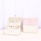 2 Layer Portable Jewelry Box, Large Jewelry Travel Case - Image 8
