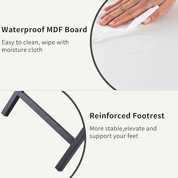 Foldable TV Trays, Small Folding Table, TV Trays Set of 2, TV Dinner Tray - Image 5