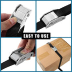 16 Pcs Cambuckle Tie Down Straps 1763lbs Break Strength Securing Straps 1'' x - Image 4