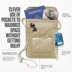 VENTURE 4TH Passport Holder Neck Wallet - Image 2