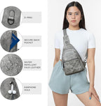 Sling Bag For Women Fanny Pack Crossbody Travel Shoulder Belt Bags Tote - Image 5