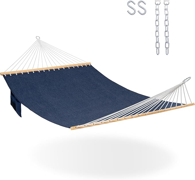 Lazy Daze Hammocks 11 FT Double Outside Hammock Quick Dry Olefin Fabric Hammock by LazyDazeHammocks