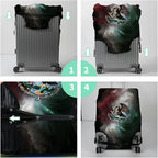 Luggage Cover + Tag, Mexican Flag Eagle Travel Suitcase Protector - Image 7