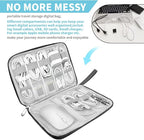Electronics Organizer Travel Case, Electronic Accessories Storage Bag, Portable - Image 2