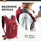SKYSPER Small Hiking Backpack - 15L Travel Daypack Lightweight Bag Water - Image 5