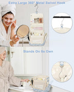 Relavel Hanging Toiletry Bag for Women Travel Makeup Bag Cosmetic Organizer - Image 4