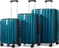 Hanke Expandable Hardshell Luggage Sets 3 piece Carry On Luggage by Hanke
