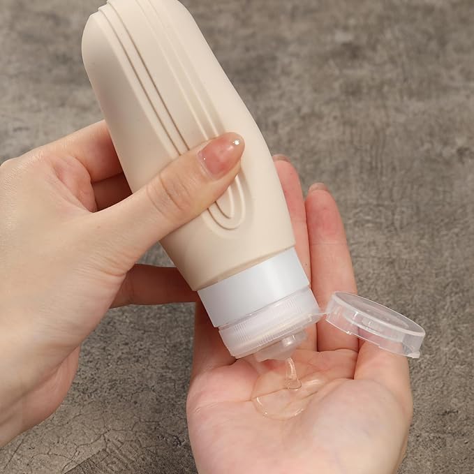 Travel Bottles for Toiletries, 5 Pack TSA Approved Travel Size Containers - Image 4