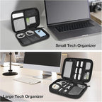 MATEIN Cord Organizer Travel Case 2 Pack, Water Resistant Tech Organizer Pouch - Image 7