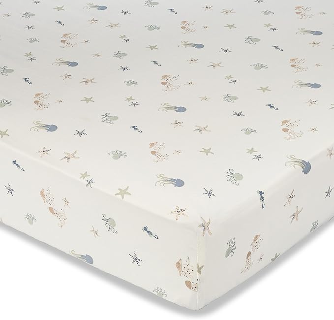 Crane Baby 100% Cotton Animal Nursery Sheet by CraneBaby