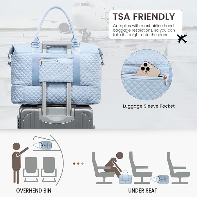 LOVEVOOK Travel Duffle Bag, Weekender Bags - Image 5