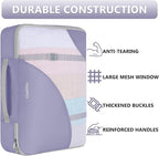 8 Set Packing Cubes for Travel, Gifts for Women Mom, Anti-Tearing Suitcase - Image 4