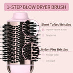 Hair Dryer Brush Blow Dryer Brush in One, Upgraded 4 in 1 Hair Dryer and Styler Volumizer with Negative Ion Anti-frizz Ceramic Titanium Barrel Hot Air Hair Straightener Brush