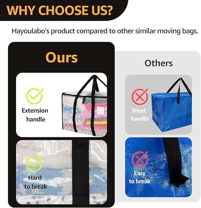 Moving Bags Heavy Duty Extra Large, Alternative - Image 4