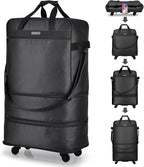 Hanke Suitcases with Wheels Expandable Foldable Luggage Bag Suitcase by Hanke