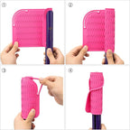 CaliCapelli Professional Heat Resistant Styling Silicone Mat for All Hair Irons, Curling Iron, Straightener Pad, Iron Flat Hair, Hair Tools Appliances Hair Dryer Salon Tools Hair Stylist (Pink)