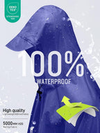 SaphiRose Hooded Rain Poncho Waterproof Raincoat Jacket - Image 3
