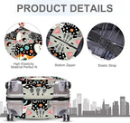 ANNA QUEEN Cute Cat Luggage Cover, Kawaii Cartoon Kitty Suitcase Protector - Image 4