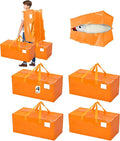 4 Pcs 24 Gallon Large Moving Bags by Clysee