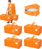 4 Pcs 24 Gallon Large Moving Bags by Clysee