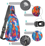 TITECOUGO Small Sling Bag, Lightweight Crossbody Backpack - Image 5