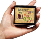 Silver Vintage Pill Box 7 Day Metal Pill Box - Image 2