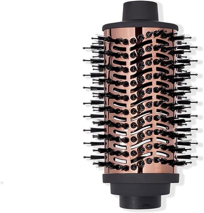 L'ANGE HAIR Multi-Volume Dryer Brush Attachment | Titanium Blow Dryer Brush Barrel for Volumizing & Styling | Tool Sold Separately | Attachment - Black - Oval 60mm