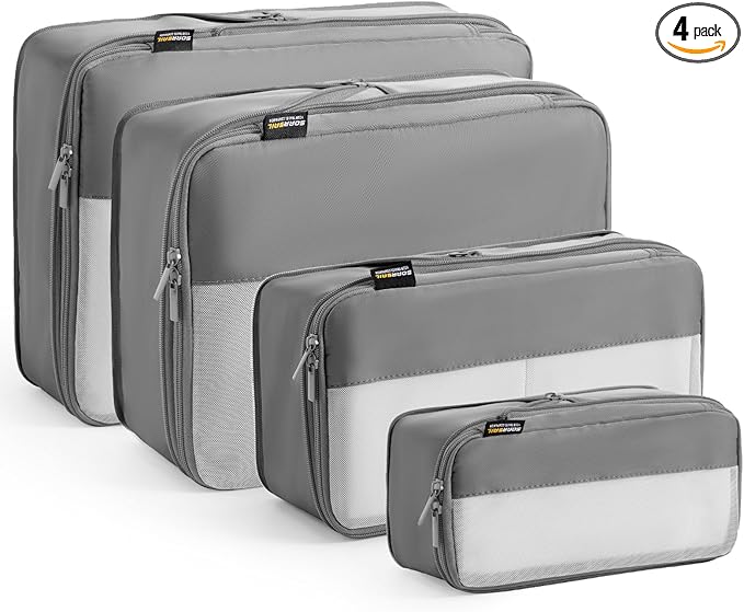 4 Set Compression Packing Cubes by SOARSAIL