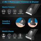 INVJOY Manscape Body Trimmer for Men, Waterproof Electric Razor/Shavers - Image 2