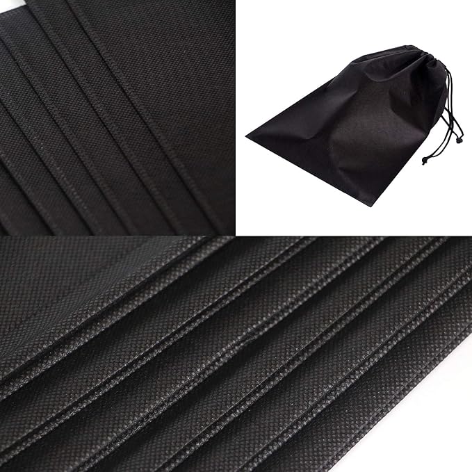 Set of 10 Jumbo Shoe Bags for Travel Non-Woven - Image 3