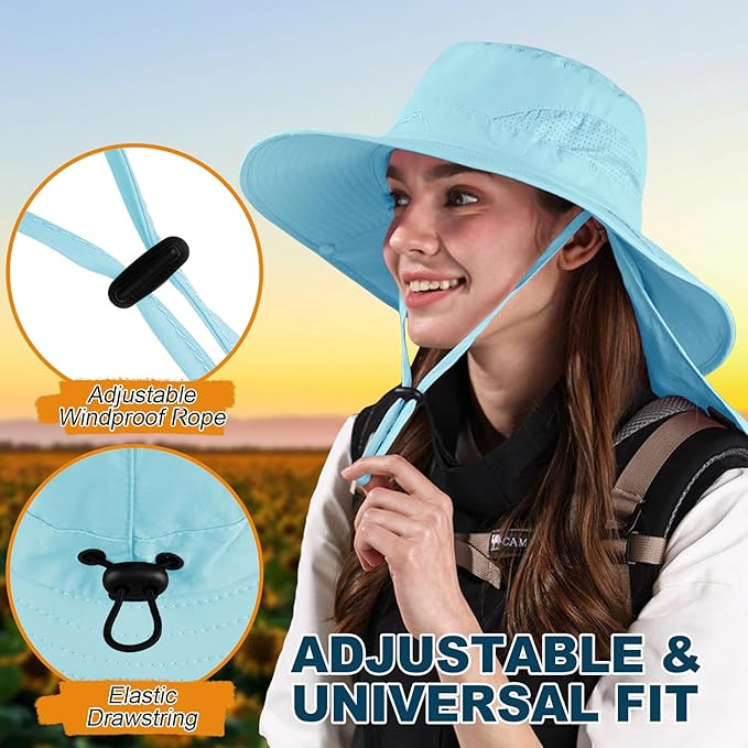 ZOORON Sun Hat for Men Women Fishing Hat - Image 5
