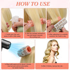 Hair Rollers with Clip Volumizing Bangs Curler DIY Styling Accessories Tool Portable Self Grip Volume Hair Root Clips 6PCS