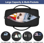 Weekender Bag for Women, Travel Duffel Bag Carry On Overnight Bag - Image 4
